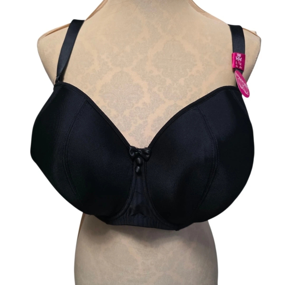 Curvy Kate Superplunge Black Multiway Padded Plunge Bra Size 38L Strapless  Wire